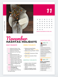 November 2021 Calendar